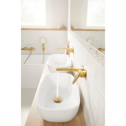 KFA Armatura 4529-810-31 - Umývadlová batéria pre podomietkovú inštaláciu MALAGA kartáčované zlato