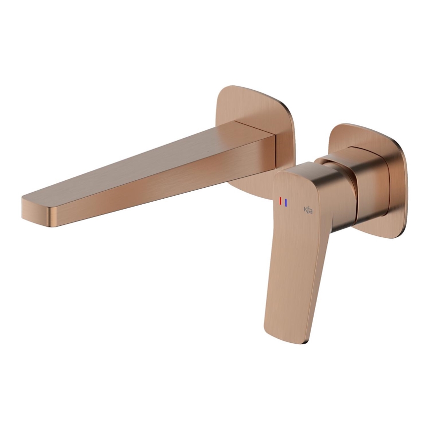 KFA Armatura 4529-810-34 - Umývadlová batéria pre podomietkovú inštaláciu MALAGA ružové zlato