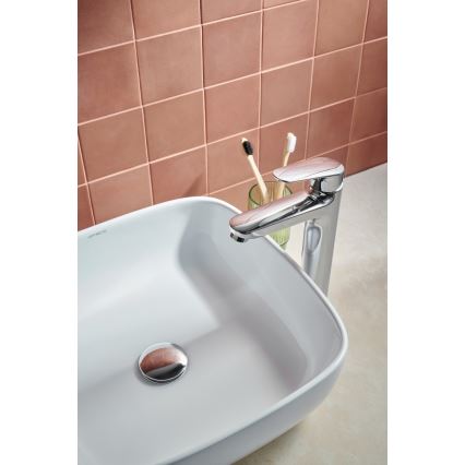 KFA Armatura 5552-712-00 - Umývadlová batéria + výpust s prepadom OTAVA 30,2 cm lesklý chróm