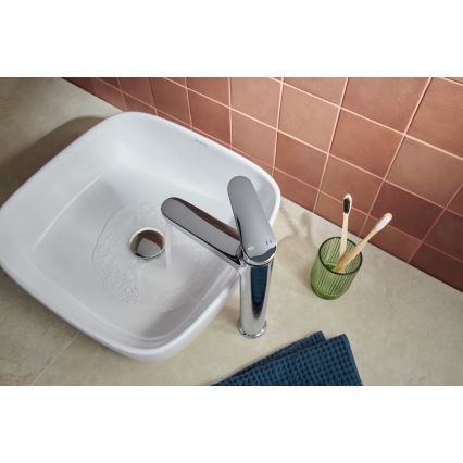 KFA Armatura 5552-712-00 - Umývadlová batéria + výpust s prepadom OTAVA 30,2 cm lesklý chróm