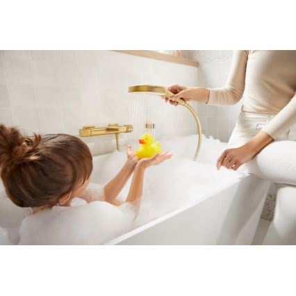 KFA Armatura 5754-010-31 - Termostatická vaňová batéria MALAGA, kartáčované zlato