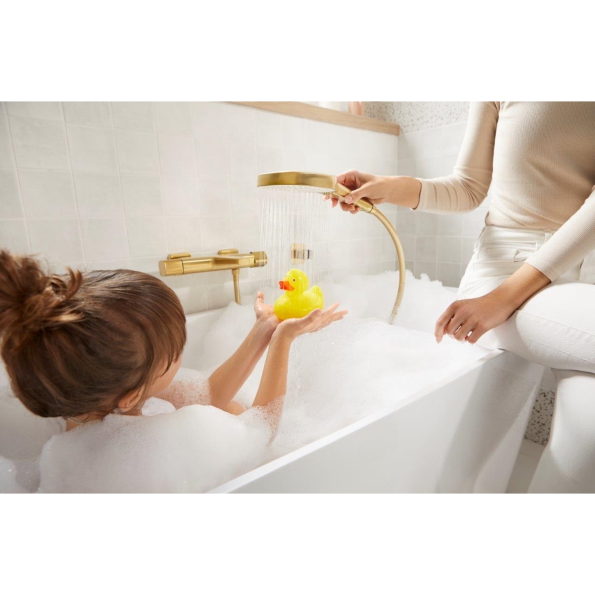 KFA Armatura 5754-010-31 - Termostatická vaňová batéria MALAGA, kartáčované zlato