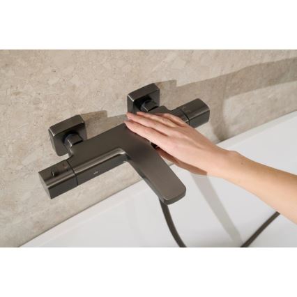 KFA Armatura 5754-010-61 - Termostatická vaňová batéria MALAGA metalická sivá