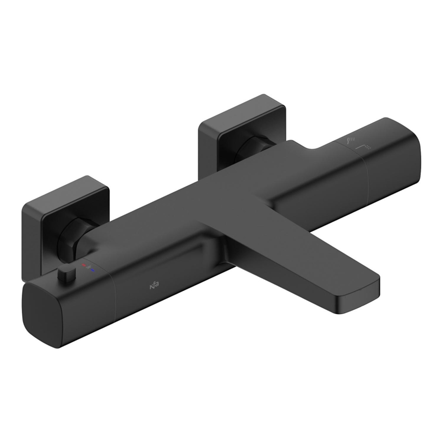KFA Armatura 5754-010-81 - Termostatická vaňová batéria MALAGA čierna