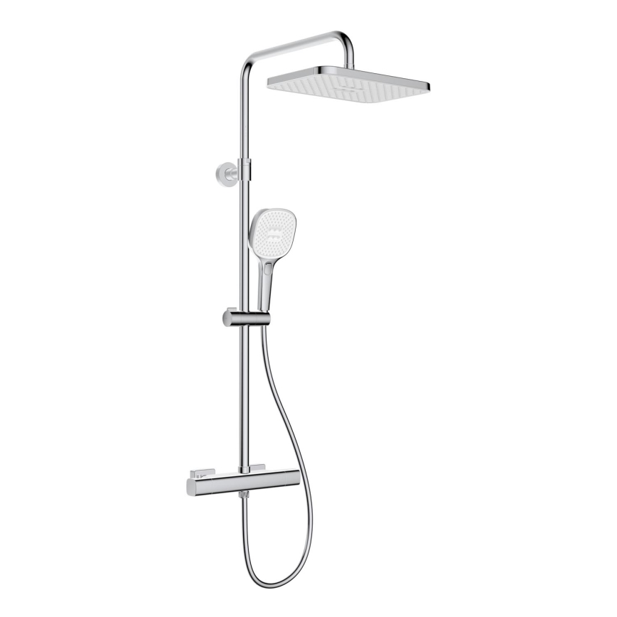 KFA Armatura 5756-910-00 - Sprchová súprava s termostatickou batériou MALAGA, lesklý chróm