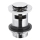 KFA Armatura 660-354-00 - Umývadlová výpust s prepadom CLICK-CLACK pr. 6,2 cm lesklý chróm
