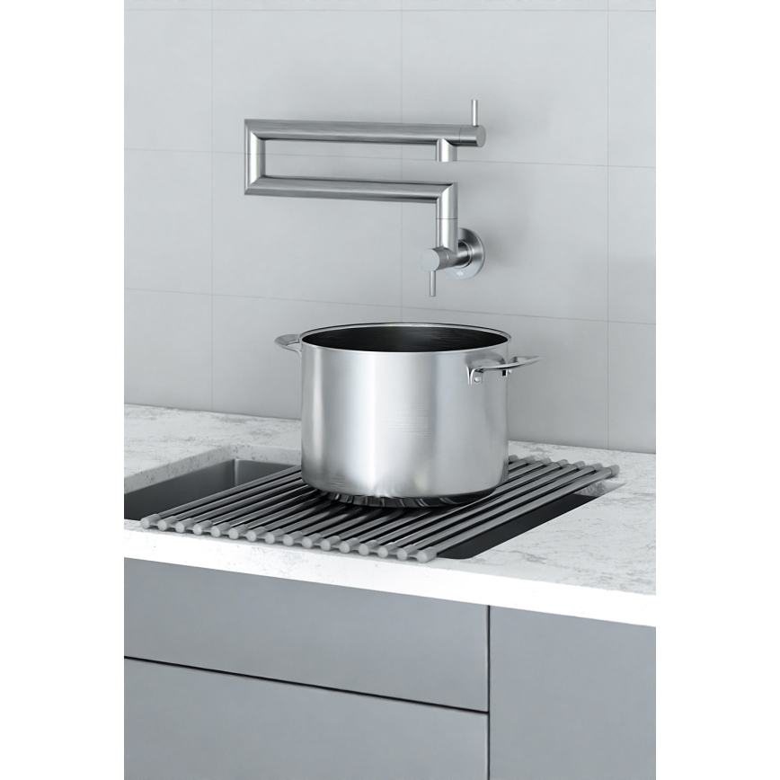 KFA Armatura 6623-030-22 - Kuchynská batéria s kĺbom DUERO POT FILLER nerez