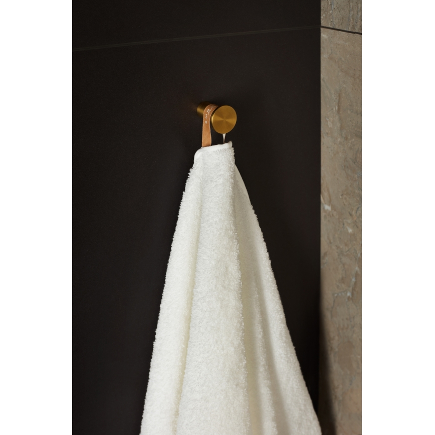 KFA Armatura 864-020-31 - Nástenný háčik TOWEL nerez/leštená zlatá