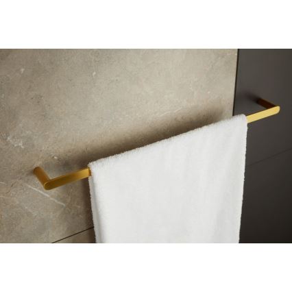 KFA Armatura 864-026-31 - Nástenný vešiak na uteráky 47 cm nerez/leštená zlatá