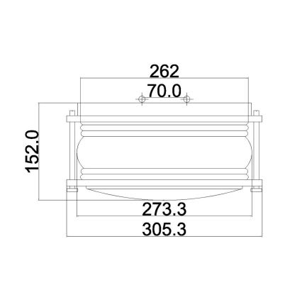 Kichler - Vonkajšie svietidlo ASHLANDBAY 1xE27/60W/230V IP44 bronzové