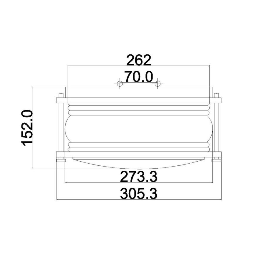 Kichler - Vonkajšie svietidlo ASHLANDBAY 1xE27/60W/230V IP44 bronzové