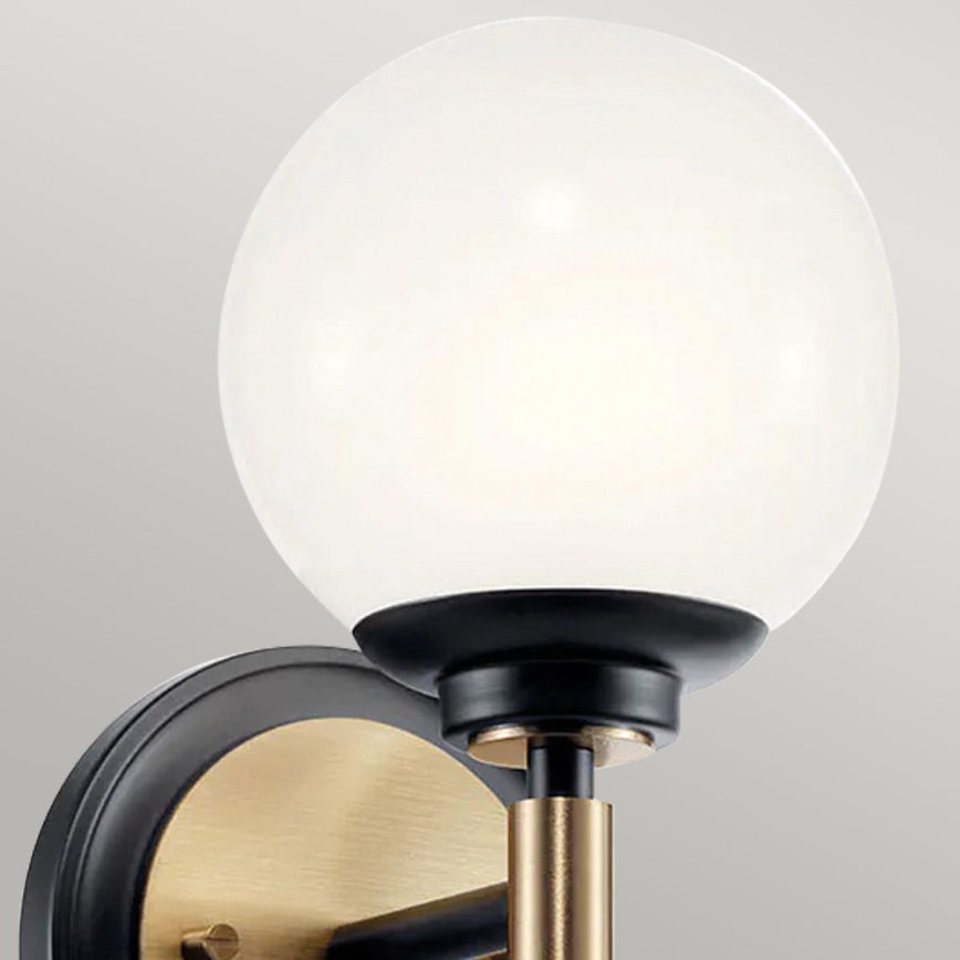 Kichler - LED kúpeľňové nástenné svietidlo BENNO 2xG9/3W/230V zlaté IP44