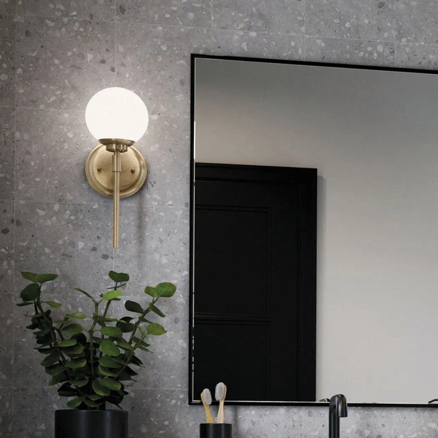 Kichler - LED Kúpeľňové nástenné svietidlo BENNO 1xG9/3W/230V IP44 mosadz