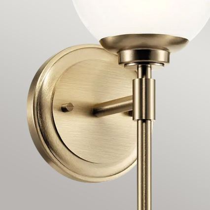 Kichler - LED Kúpeľňové nástenné svietidlo BENNO 1xG9/3W/230V IP44 mosadz