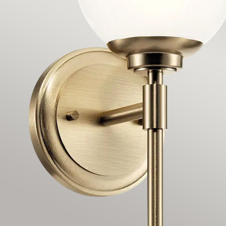 Kichler - LED Kúpeľňové nástenné svietidlo BENNO 1xG9/3W/230V IP44 mosadz