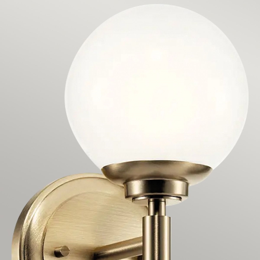 Kichler - LED Kúpeľňové nástenné svietidlo BENNO 1xG9/3W/230V IP44 mosadz