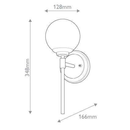 Kichler - LED Kúpeľňové nástenné svietidlo BENNO 1xG9/3W/230V IP44 mosadz