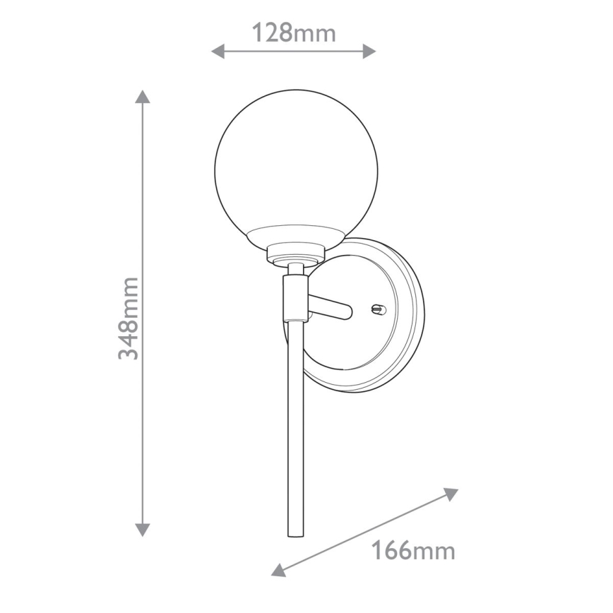 Kichler - LED Kúpeľňové nástenné svietidlo BENNO 1xG9/3W/230V IP44 mosadz