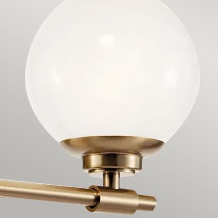 Kichler - LED Kúpeľňové nástenné svietidlo BENNO 2xG9/3W/230V IP44 mosadz