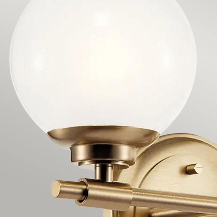 Kichler - LED Kúpeľňové nástenné svietidlo BENNO 2xG9/3W/230V IP44 mosadz