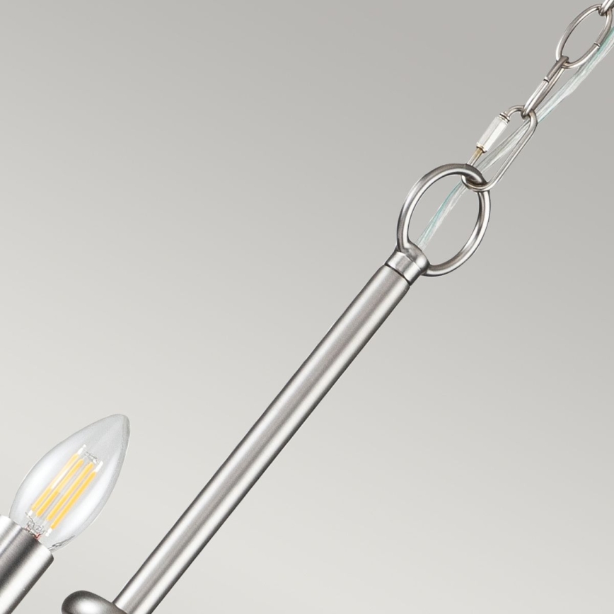 Kichler - Luster na reťazi CAPITOL HILL 12xE14/40W/230V matný chróm