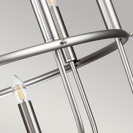 Kichler - Luster na reťazi CAPITOL HILL 12xE14/40W/230V matný chróm