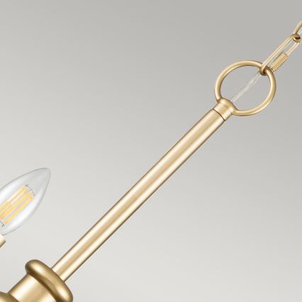 Kichler - Luster na reťazi. CAPITOL HILL 12xE14/40W/230V zlatá