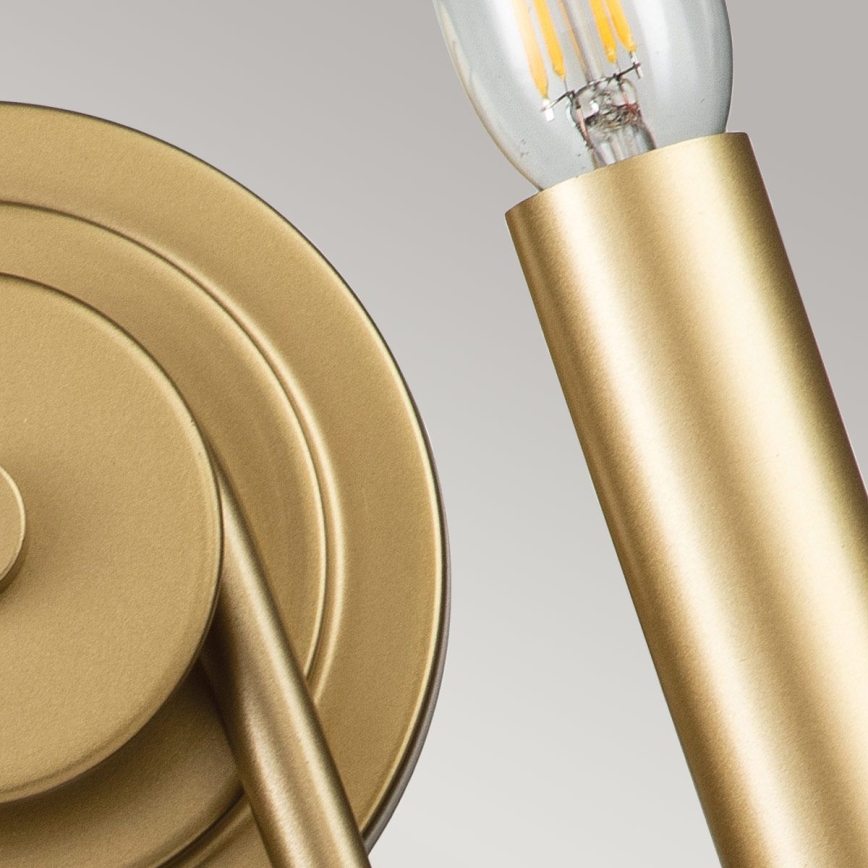 Kichler - Nástenné svietidlo CAPITOL HILL 2xE14/40W/230V zlaté