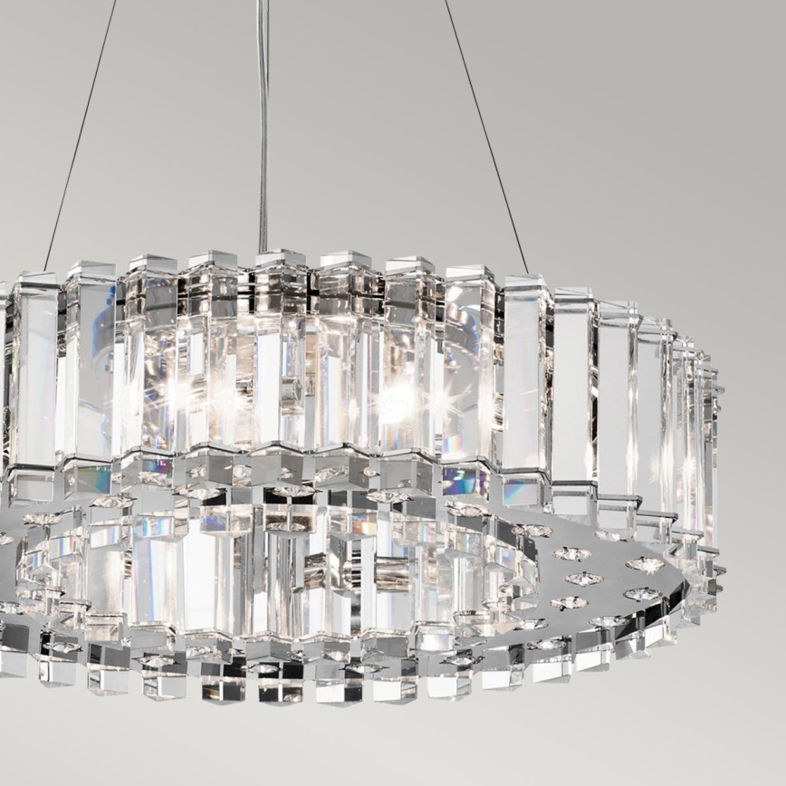 Kichler - LED Kúpeľňový luster na lanku CRYSTAL SKYE 8xG9/3W/230V IP44