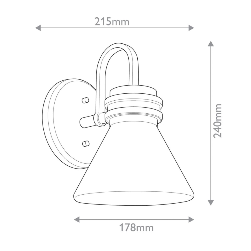 Kichler - LED Kúpeľňová nástenná lampa FARUM 1xG9/3W/230V IP44 čierna/mosadz