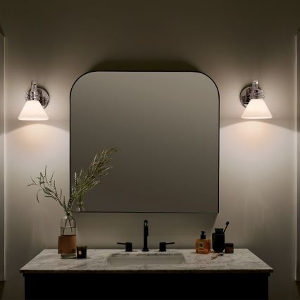 Kichler - LED Kúpeľňová nástenná lampa FARUM 1xG9/3W/230V IP44 lesklý chróm