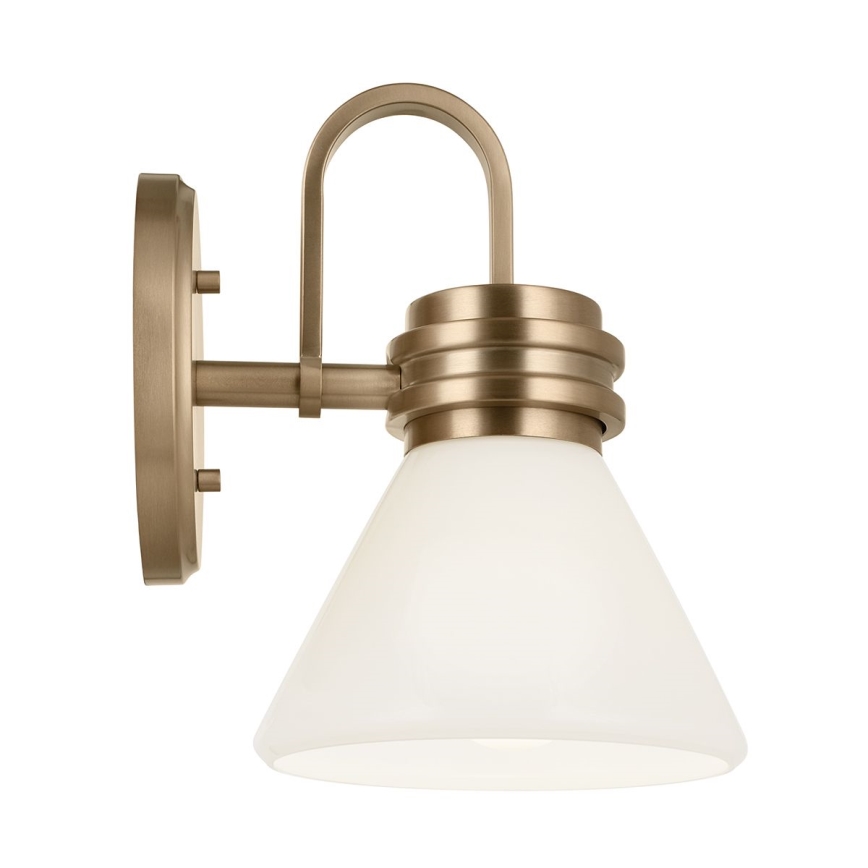 Kichler - LED Kúpeľňová nástenná lampa FARUM 1xG9/3W/230V IP44 mosadz