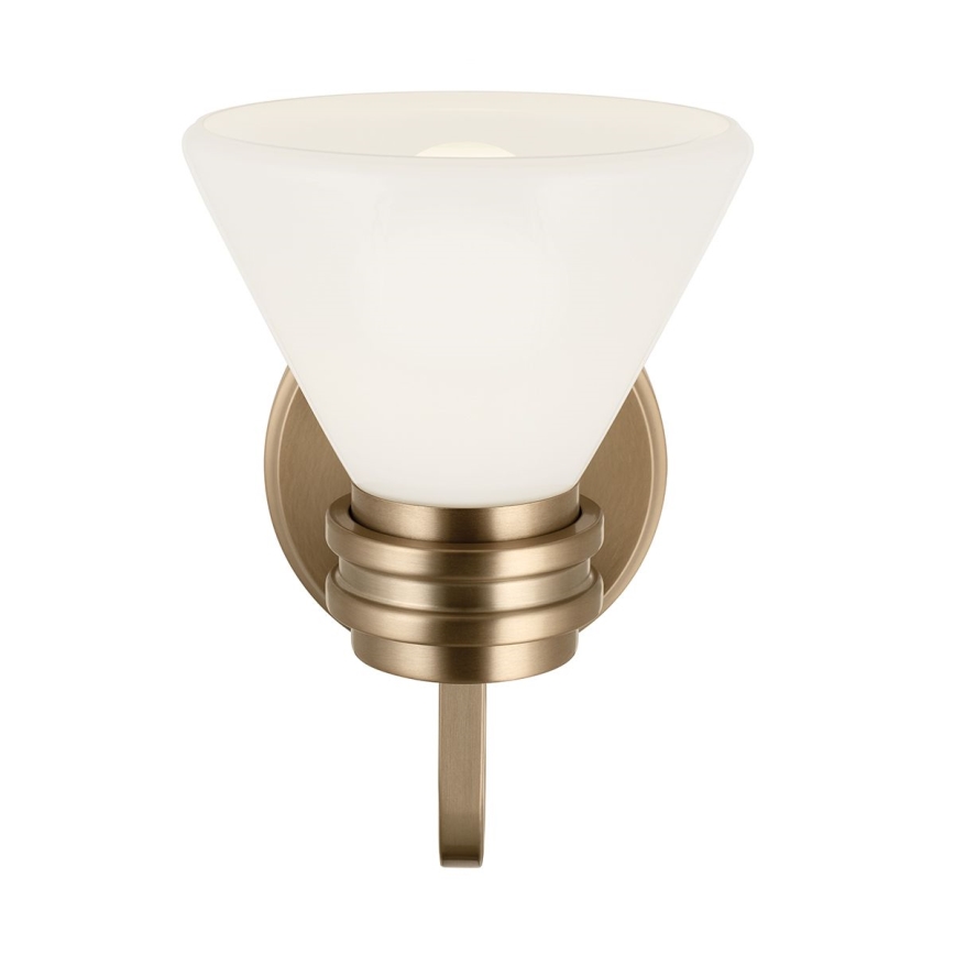 Kichler - LED Kúpeľňová nástenná lampa FARUM 1xG9/3W/230V IP44 mosadz