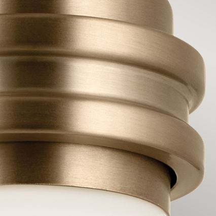 Kichler - LED Kúpeľňová nástenná lampa FARUM 1xG9/3W/230V IP44 mosadz
