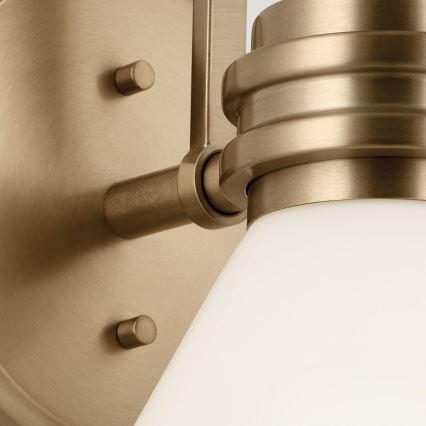 Kichler - LED Kúpeľňová nástenná lampa FARUM 1xG9/3W/230V IP44 mosadz