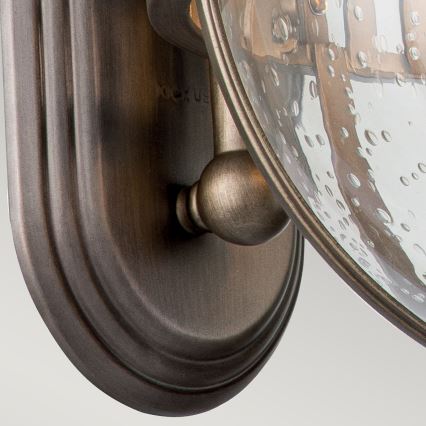 Kichler - Vonkajšie nástenné svietidlo HALLERON 3xE14/40W/230V IP44