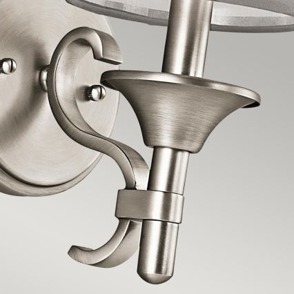 Kichler - Nástenné svietidlo LACEY 1xE14/40W/230V matný chróm