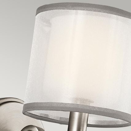Kichler - Nástenné svietidlo LACEY 1xE14/40W/230V matný chróm