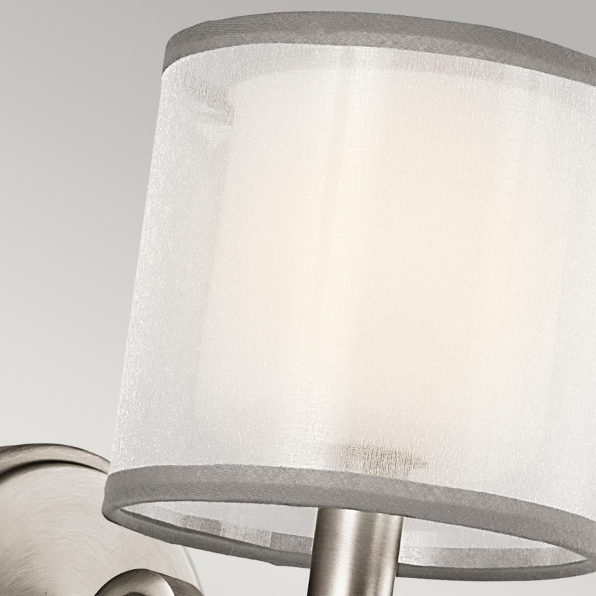 Kichler - Nástenné svietidlo LACEY 1xE14/40W/230V matný chróm