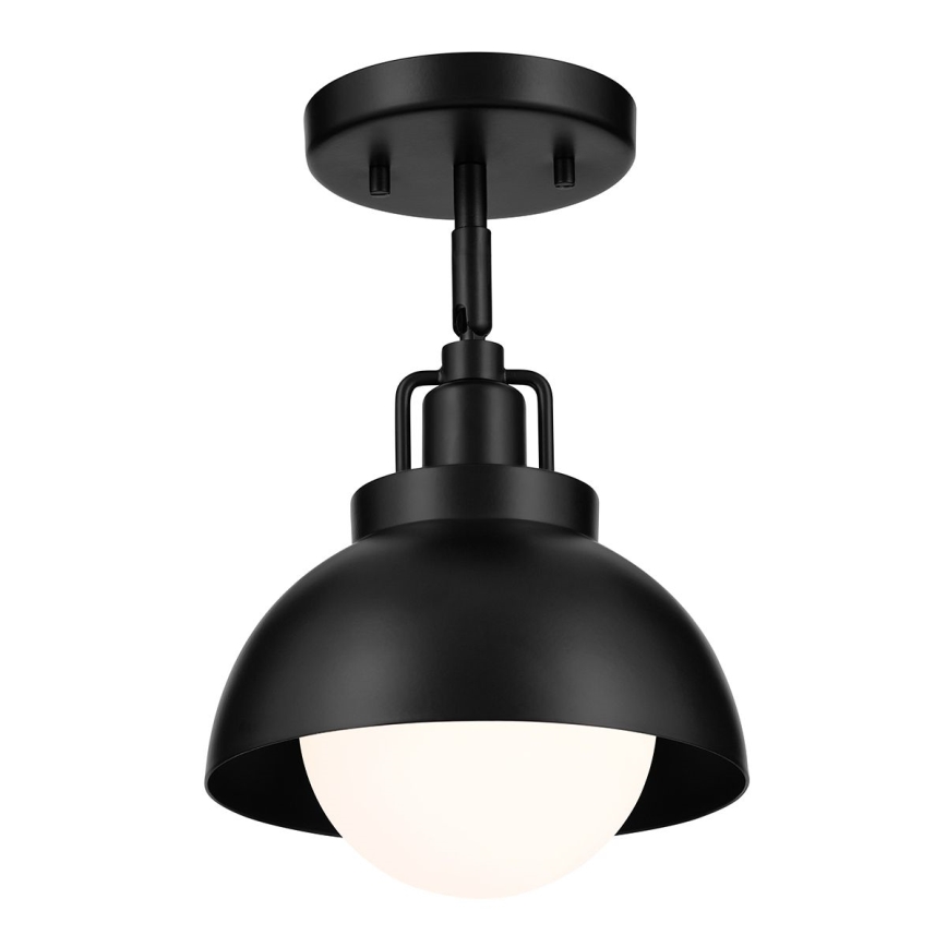 Kichler - Nástenná lampa NIVA 1xE27/40W/230V čierna