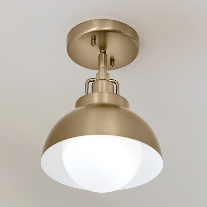 Kichler - Nástenná lampa NIVA 1xE27/40W/230V mosadz
