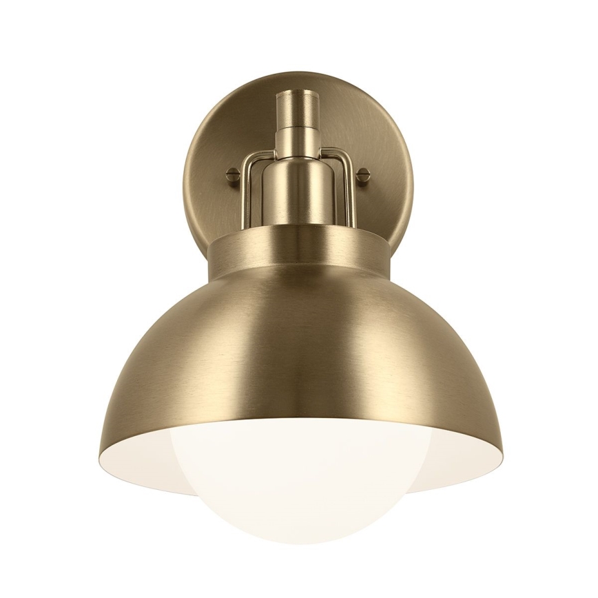 Kichler - Nástenná lampa NIVA 1xE27/40W/230V mosadz
