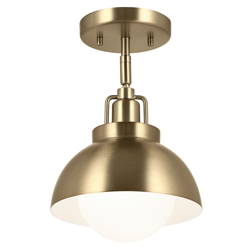 Kichler - Nástenná lampa NIVA 1xE27/40W/230V mosadz