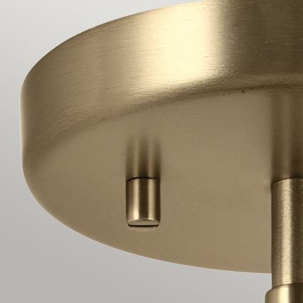 Kichler - Nástenná lampa NIVA 1xE27/40W/230V mosadz