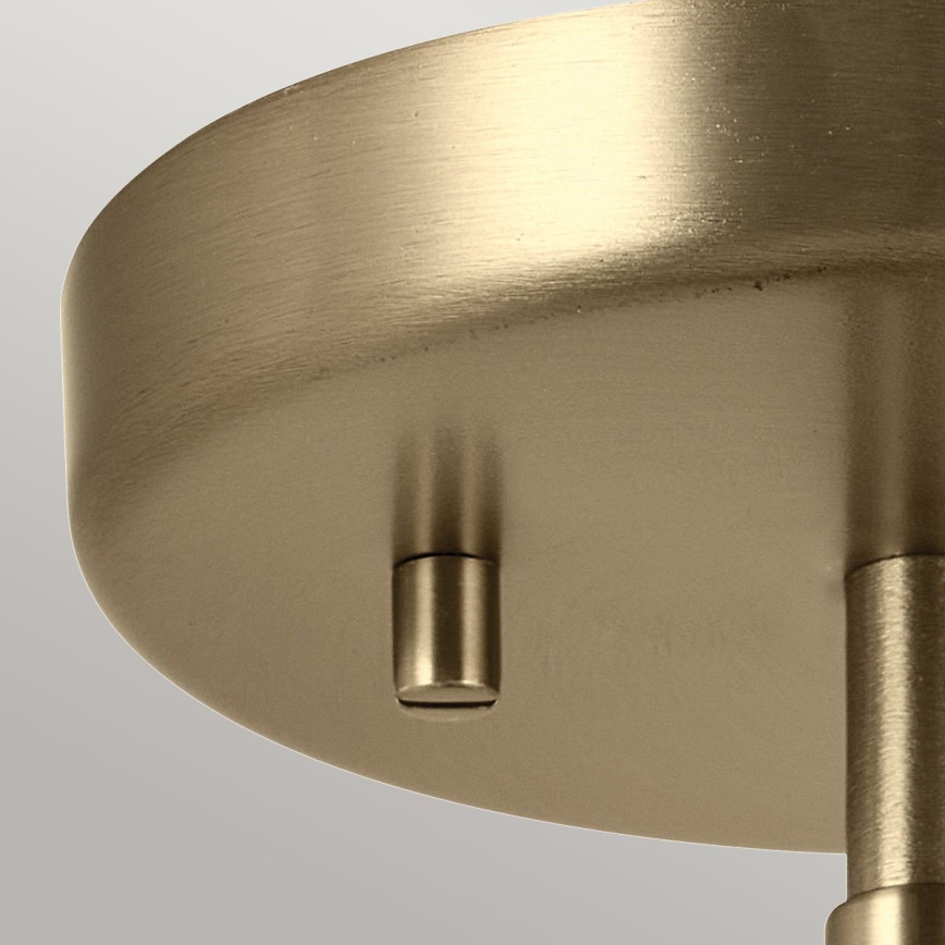 Kichler - Nástenná lampa NIVA 1xE27/40W/230V mosadz