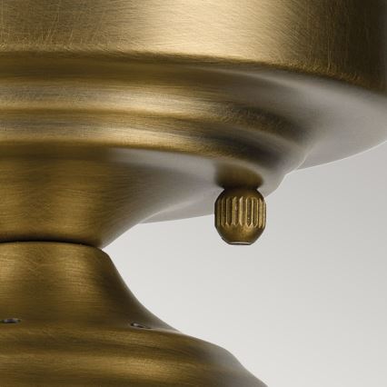 Kichler - Stropné svietidlo WINSLOW 1xE27/60W/230V pr. 21,6 cm mosadz