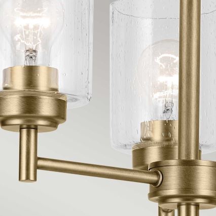 Kichler - Luster na reťazi WINSLOW 3xE27/60W/230V pr. 45,8 cm mosadz