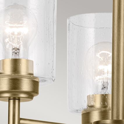 Kichler - Luster na reťazi WINSLOW 3xE27/60W/230V pr. 45,8 cm mosadz