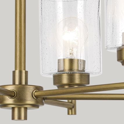 Kichler - Luster na reťazi WINSLOW 6xE27/60W/230V pr. 66 cm mosadz