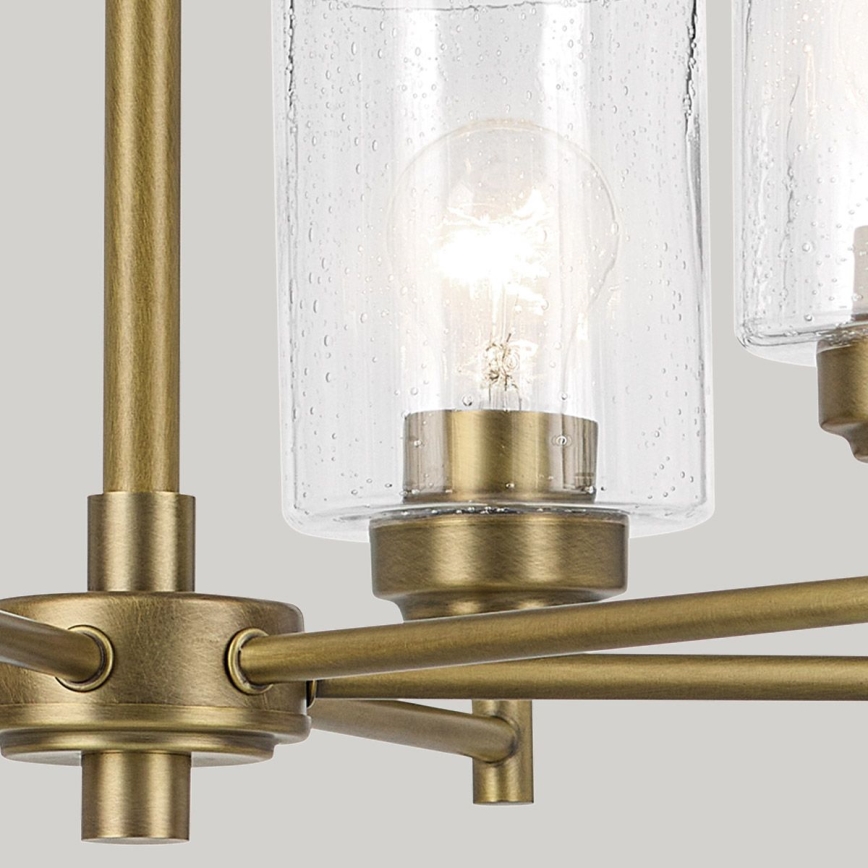 Kichler - Luster na reťazi WINSLOW 6xE27/60W/230V pr. 66 cm mosadz